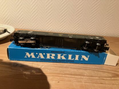UDSOLGT Marklin 4026 DB pakvogn Rigtig Pæn H0 Med lys . - Billede 3
