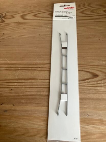 Marklin 70203 5 stk Køreledning 203 mm Nyt H0