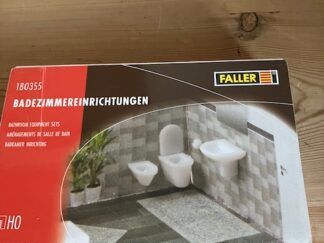 Faller 180355 Badeværelse Faciliteter, Nyt Byggesæt H0. Vejl 140 kr.