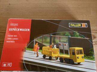 Faller 180380 Bagagevogn med Forvogn H0 Nyt Byggesæt. Vejl 180 Kr.