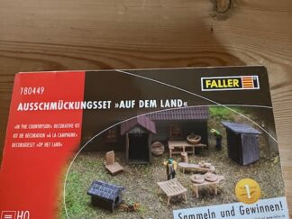 Faller 180449 Dekorationssæt "På Landet". Ho Nyt Byggesæt Vej 130 Kr,