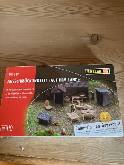 Faller 180449 Dekorationssæt "På Landet". Ho Nyt Byggesæt Vej 130 Kr,