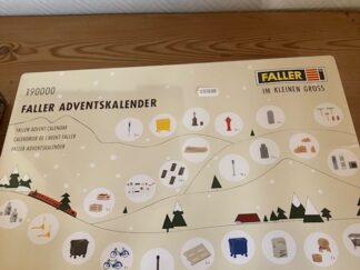Faller 190000 Advents Kalender /JULE kalender Nyt sæt H0 Vejl 330 Kr.