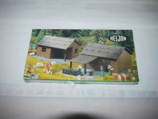 Heljan 1792  Sommer Hytte og Udhus. Nyt Byggesæt H0 7,5x7,5x4 cm