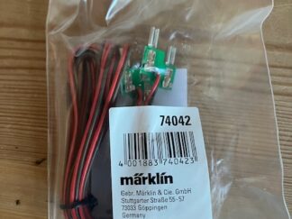 Marklin 74042, skala H0, Marklin Ledningssæt Nyt i plb pose. Mellem 2 X skinne Stykker Vejl 59 Kr .  Har flere.