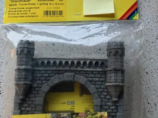 NOCH 58270 Granit Mur Tunnel portak  1 spor 16x15,2 cm Nyt H0 Vejl 135 kr