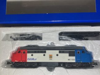 Heljan 43702 MX 1030 Euro Rail  Let Brugt Flot Maskine Digital  adr 30. H0 AC