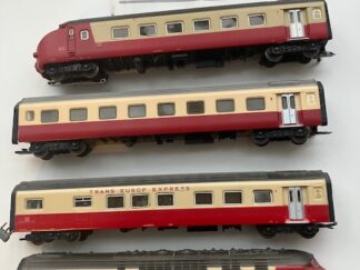 Marklin TEE RAm  502 4 vogne SBB CFF  MFX Lys i vogne F1 Digital adr 34 Let brugt