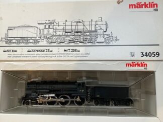 Marklin (34059 ombygget til) DIGITAL DSB T 298 med MFX. adr 28 Let Brugt H0