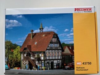 Vollmer 43750 Rådhus Kochendorf H0 Ny Byggesæt 13,5x12x16,5 cm