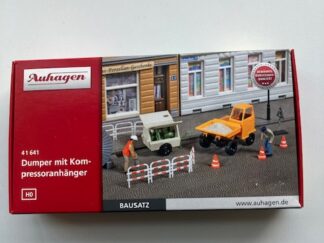 Auhagen  41641 Dumper .og Kompressor anhænger Nyt Byggesæt  H0