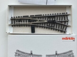 Marklin 2266 kort K Højre Sporskift manuel H0.