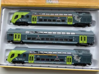 BRAWA 44502 3 vogns sæt Som NytTwindexx vario DB Med lyd og lys i Vogne.