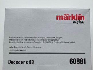 Marklin 60881 Tilbagemeldingsmodul S 88 (RJ 45) For kontaktgiver på digitale anlæg NYT