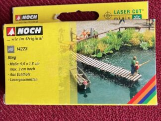 NOCH 14223 Badebro/Fiskebro H0 9,5x1,8x3 cm  Ny