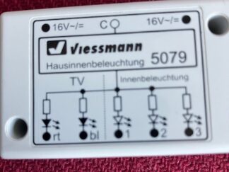 Viessmann 5079 Belysningssæt Det levende Hus H0 Let Brugt