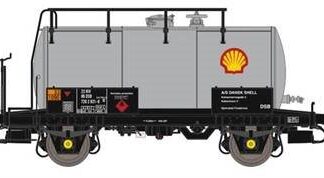DEKAS 871017 SHELL  21 RIV 86 DSB 720 2 831-9, ca. 1980-89 Ny. Vejl 368 Kr