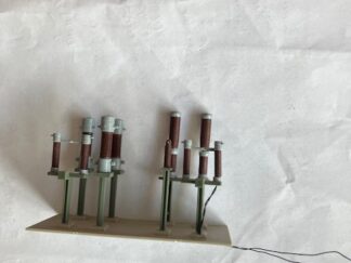 Højspændings anlæg Med Lysglimt. H0. Brugt. 16 volt.