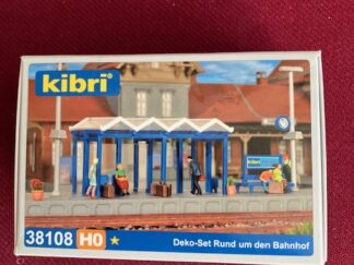 KIBRI 38108 Deko Sæt til Banegård Se foto. H0 Nyt.