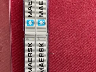 Maersk 4 stk 40 Fods Containere. Som Ny i Æske H0.
