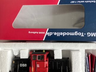 UDSOLGT MG Togmodelle 15062 AC DSB Mh 400 Rangerlok rød Sort.H0 Fra tog og Tekno. Dig m blink