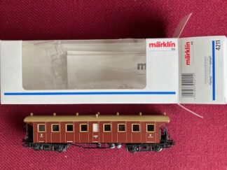 Marklin 4211 Wurtenberg Passagervogn Flot Som ny Fra samling H0..