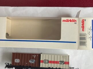 Marklin 4664 DB TFG Containervogn. H0 Som Ny fra Samling