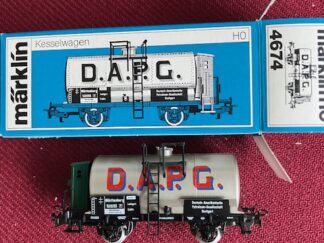 Marklin 4674 D.A.P.G Tankvogn Wurtenberg/Stuttgart H0 Som ny fra Samling,