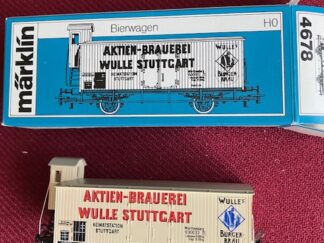Marklin 4678 Aktien Brauerei Wulle Stuttgart. H0 Som Ny fra Samling.