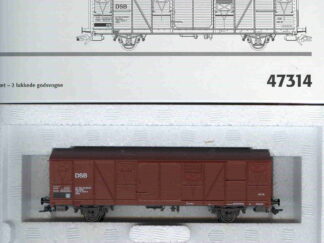 Marklin 47314 DSB 2 lukkede Godsvogne Som Ny fra samling. H0