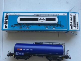 Marklin 4745 Tankvogn SBB CFF FFS Uacs Som Ny fra Samling H0.