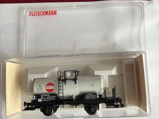 UDSOLGT Fleischmann 5425 DSB Zf 503 703  NAFTA Tankvogn. . H0 Som Ny fra Samling,