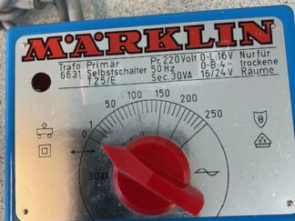 Marklin 6631 30 Va 220 V Trafo til styring af analoge lok. H0.. Brugt