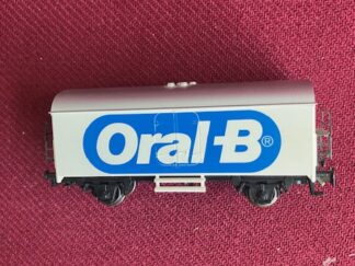 Marklin Oral B Duracell Reklame vogne  H0. Let Brugt..